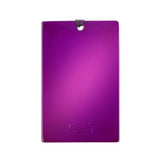 Plaque Tesla Pourpre 8,5 cm x 5,4 cm