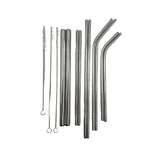Set de 10 Pailles en inox