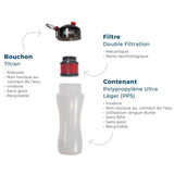 Gourde Öko filtrante 1litre