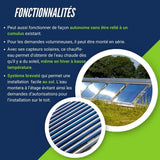 Chauffe-Eau Solaire 60Litres