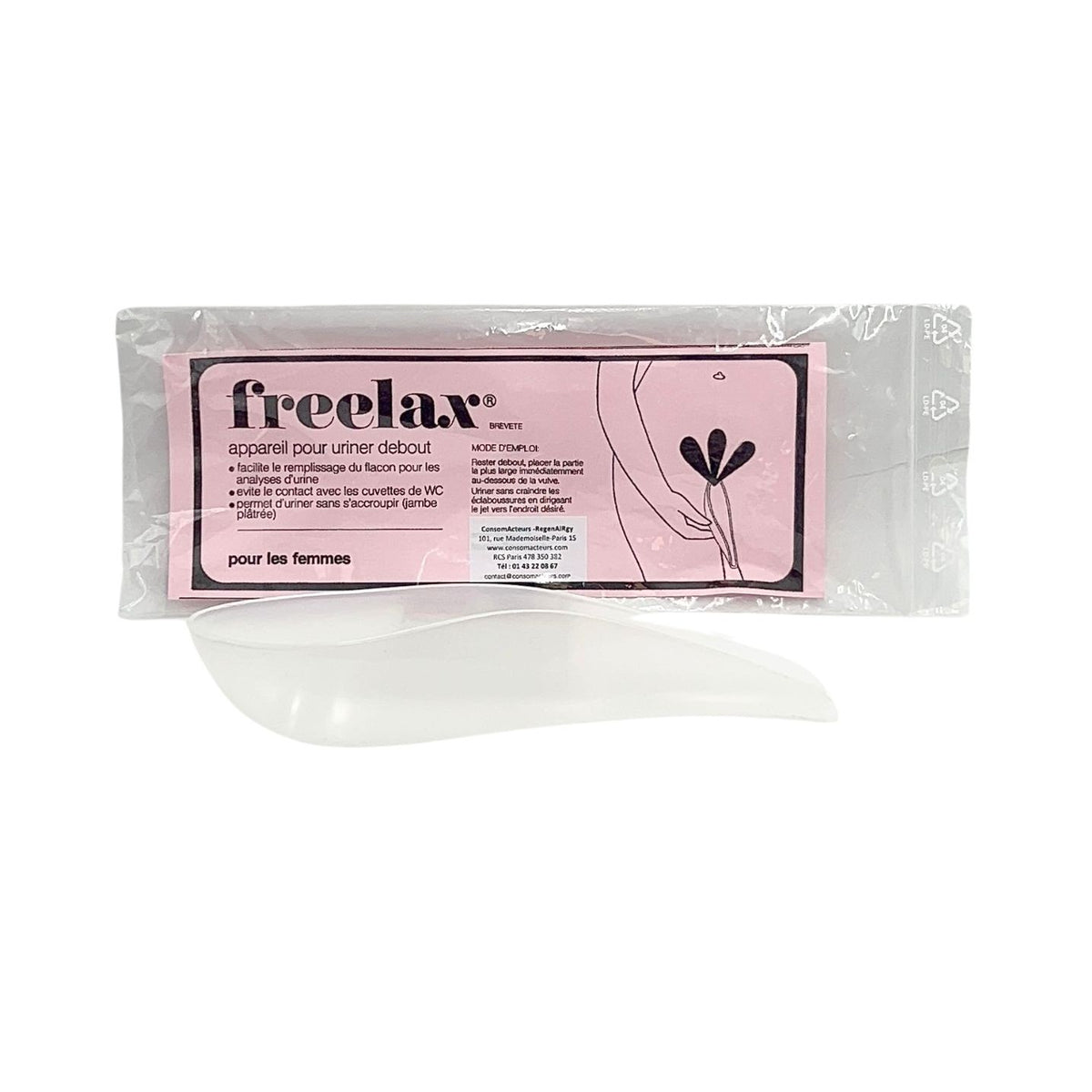 Pisse Debout réutilisable Freelax
