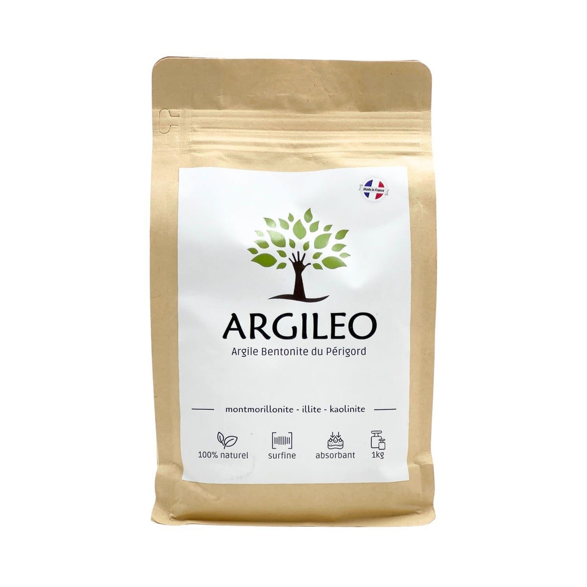 Argileo Argile Bentonite 1kg poudre