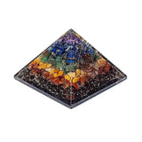 Orgonite pyramide 7 chakras