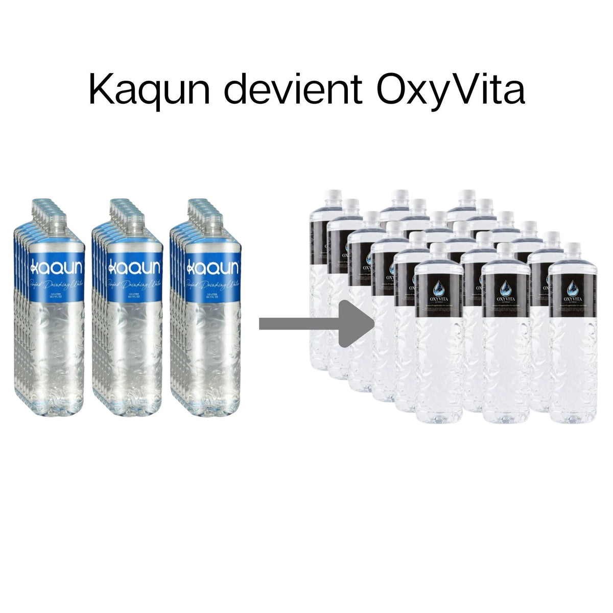 Eau Kaqun OxyVita 18 x 1,5L livraison Corse ou Belgique