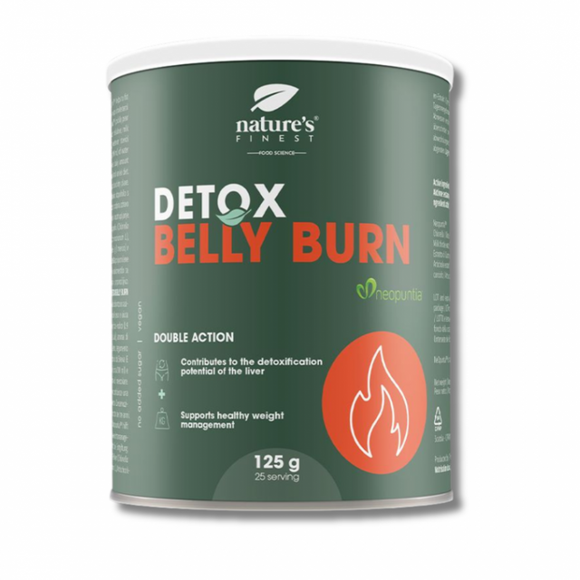Detox Belly Burn Nature's Finest, 125 g poudre