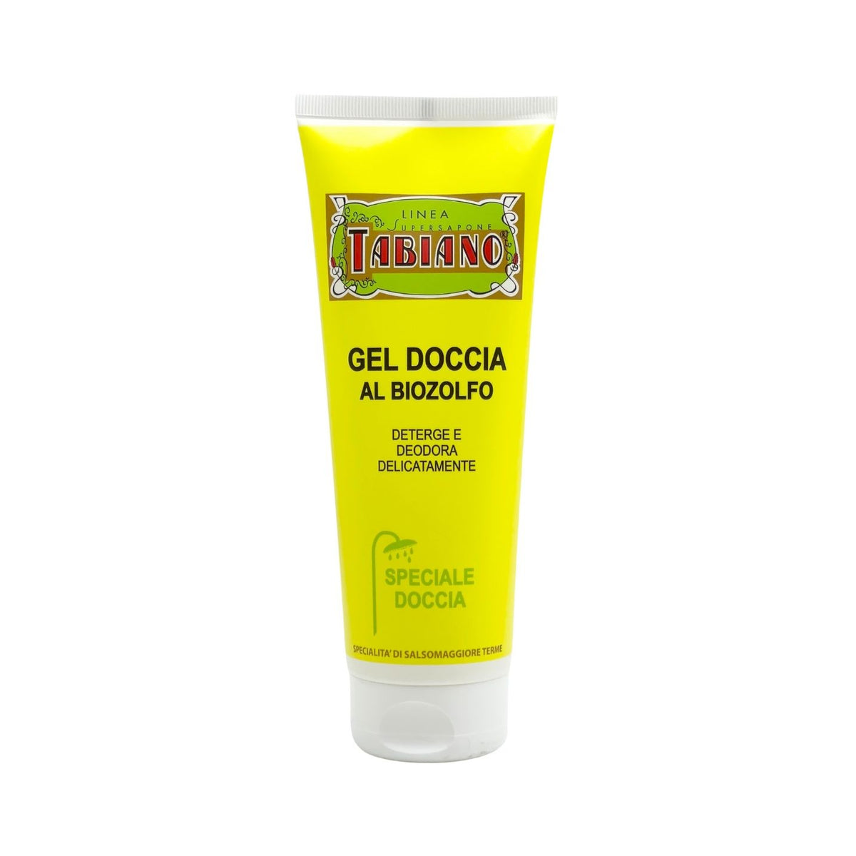 Gel douche Tabiano soufre Pilogen Carezza