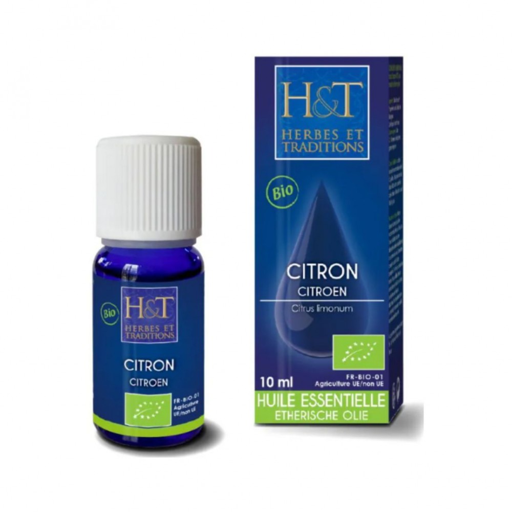Huile essentielle Citron Herbes et Traditions, 10 ml
