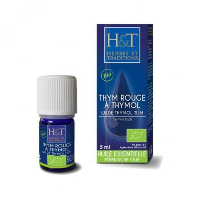 Huile essentielle Thym à thymol Herbes et Traditions, 5 ml