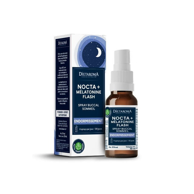 Spray mélatonine Nocta+ Flash Dietaroma