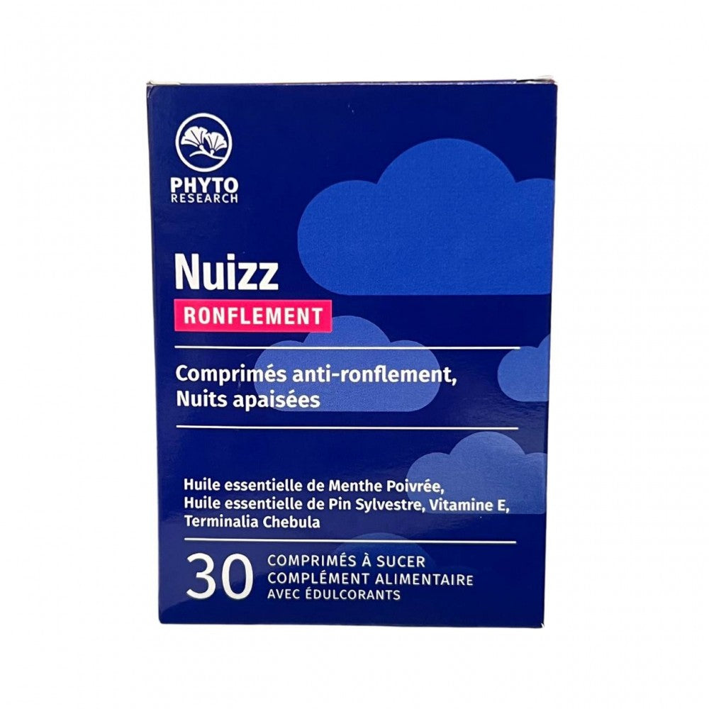 Nuizz ronflement Phyto Research, 30 comprimés