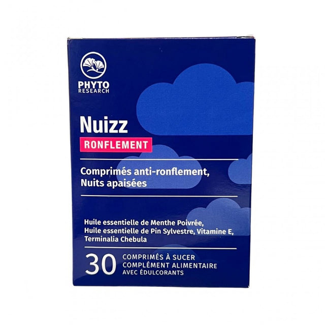 Nuizz ronflement Phyto Research, 30 comprimés