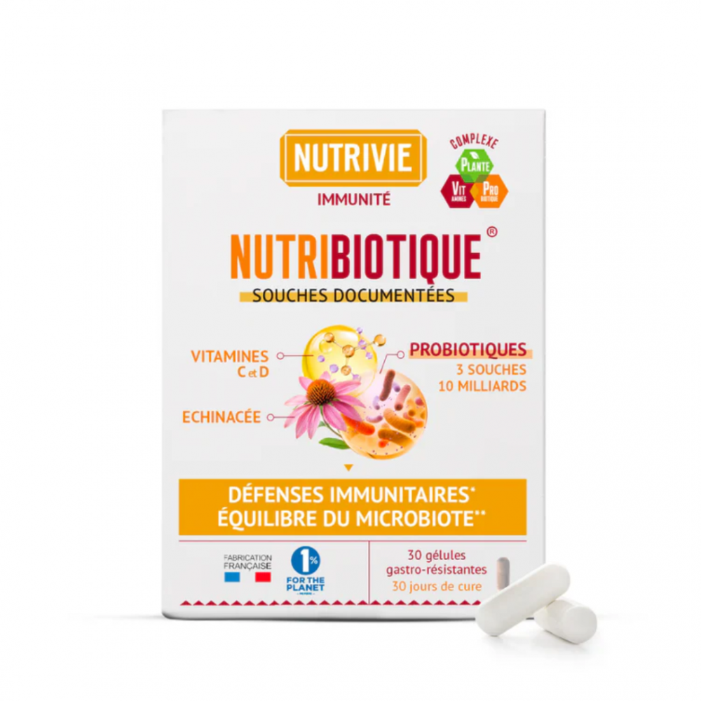Nutribiotique Immunité Nutrivie, 30 gélules