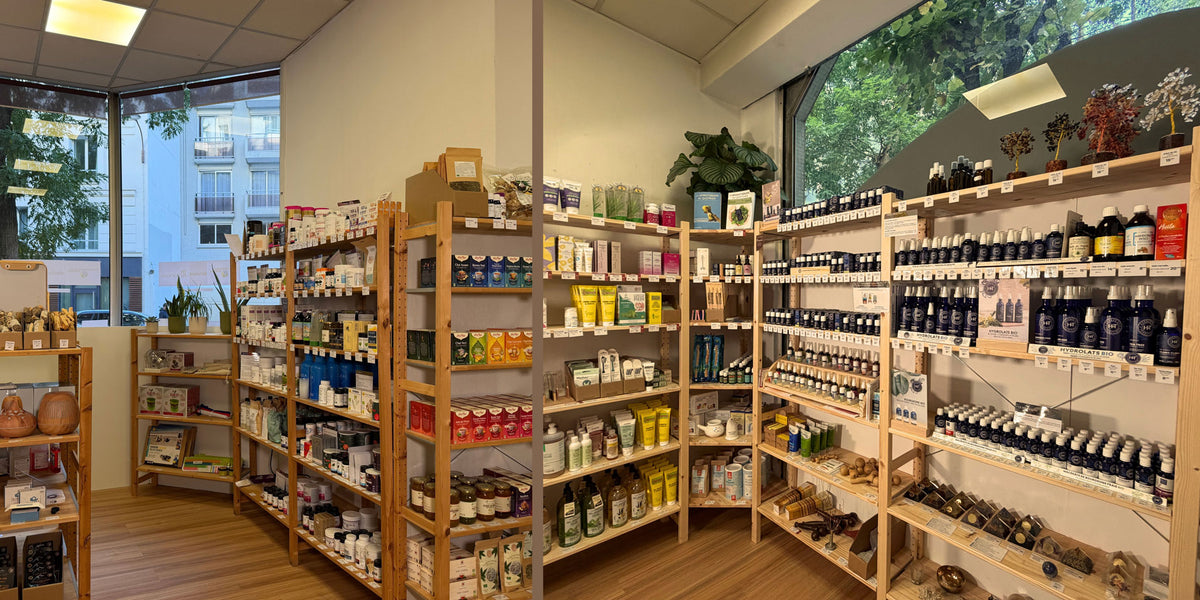 Les rayons de la boutique Sanévia