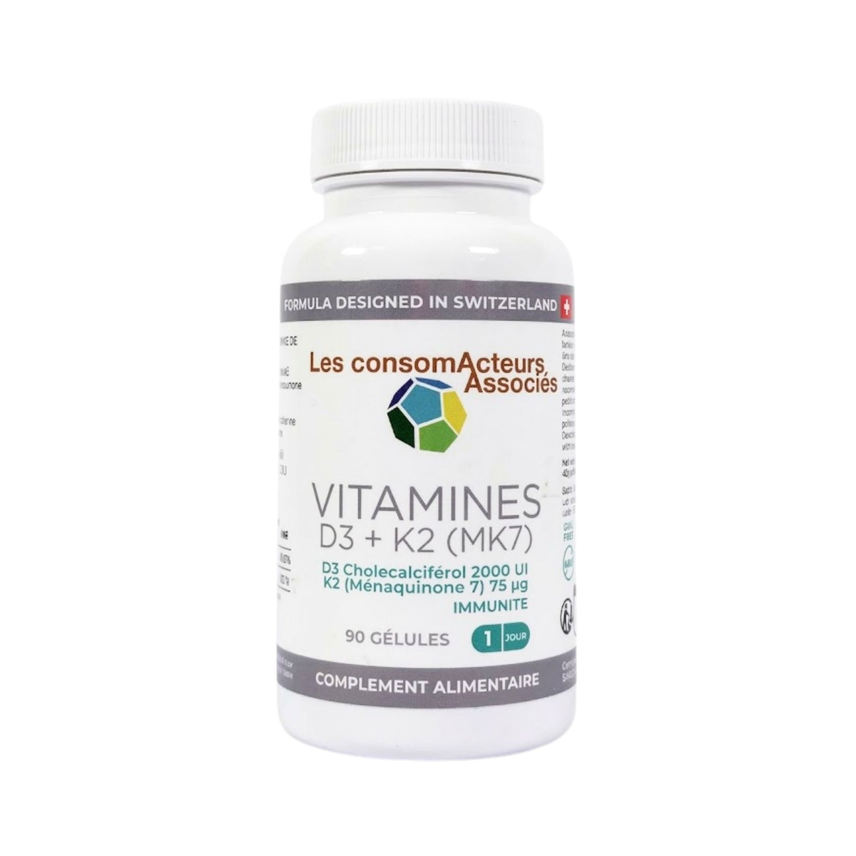 Vitamines D3 + K2 (MK7)