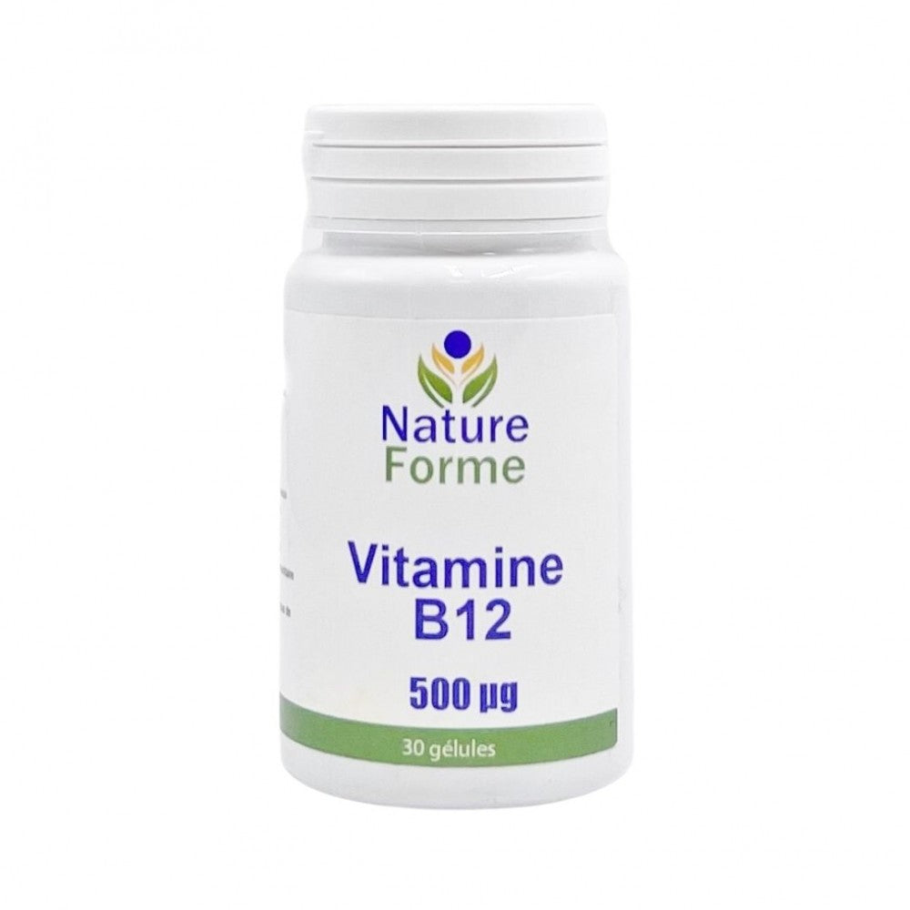 Vitamine B12 hydroxocobalamine Nature Forme, 30 gélules